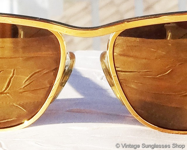 Persol Key West Gold Mirror Sunglasses